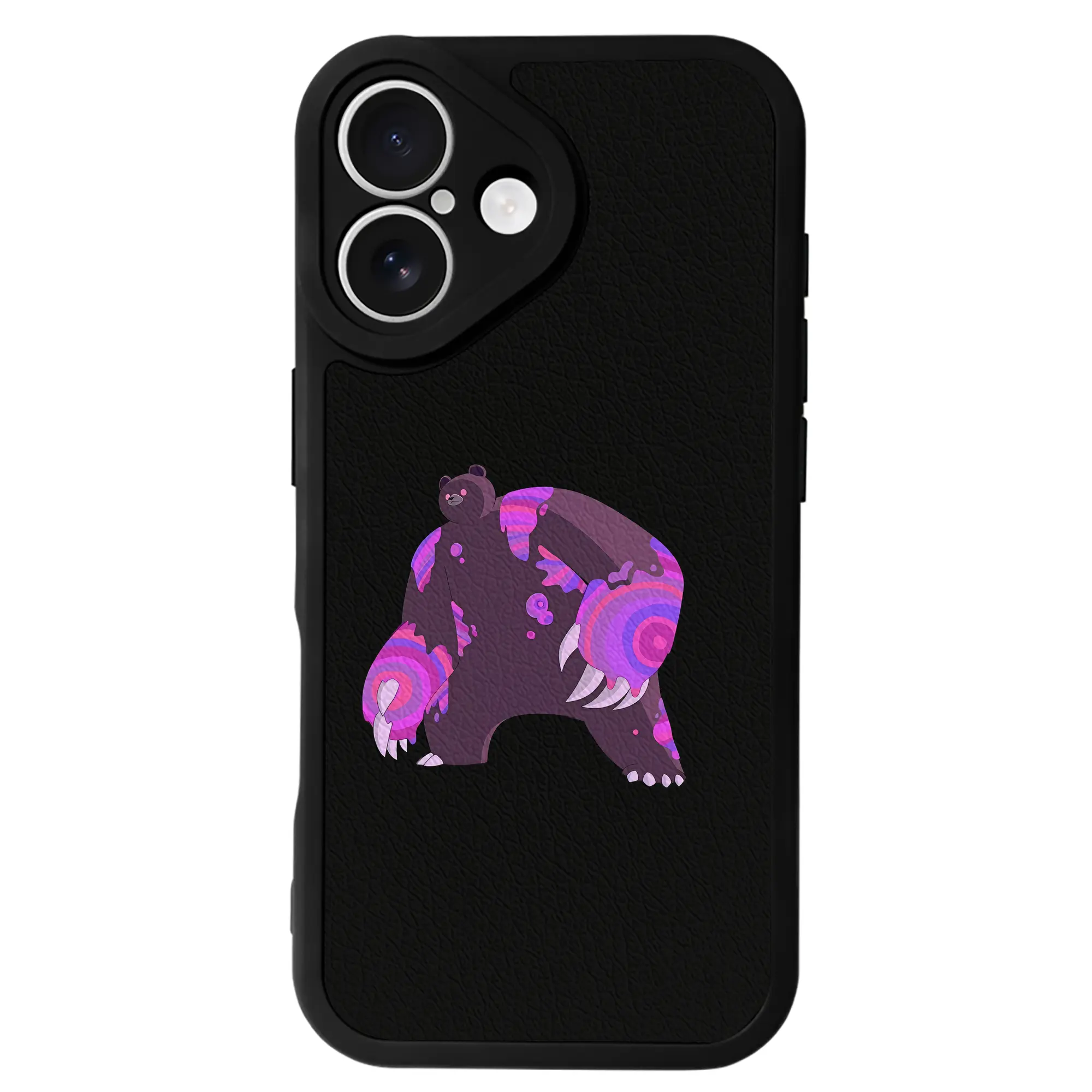 スプラトゥーン グッズ,クマサン - IPhone 16シリーズ対応 ・ シリコンスマホケース ・ レザー調 ・ 高精度フィット ・ 耐衝撃 ・ ワイヤレス充電対応 ・ 精密カット